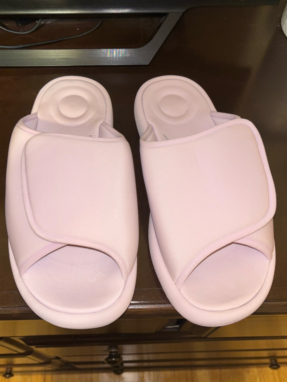 NWOT FitFlop Pink/purple Comfort Slides Size 8 - Picture 1 of 3